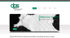 Desktop Screenshot of dairyperformancesolutions.com